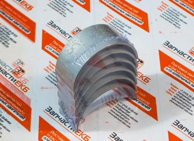 3950661 Вкладыш шатунный верхний Подшипник шатуна BEARING, CON ROD (STD) Cummins 6СТ, ISC, QSC, L, ISL, QSL Взаимозаменяемые номера: 3901460, 3901430, 6743-31-3210